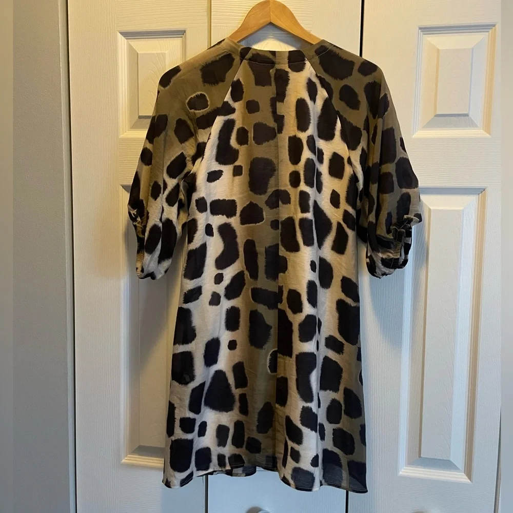 Melloday Puff Sleeve Minidress size Medium - Picture 6 of 10